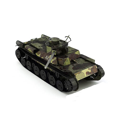 全金属坦克模型拼图