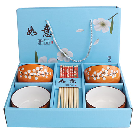 定制LOGO陶瓷餐具礼盒
