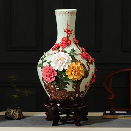 景德镇中式陶瓷花瓶