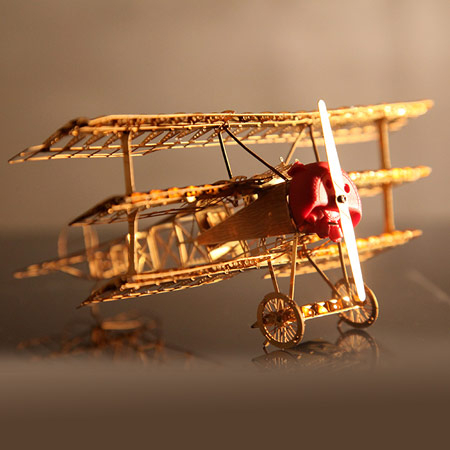 3D立体金属飞机拼图