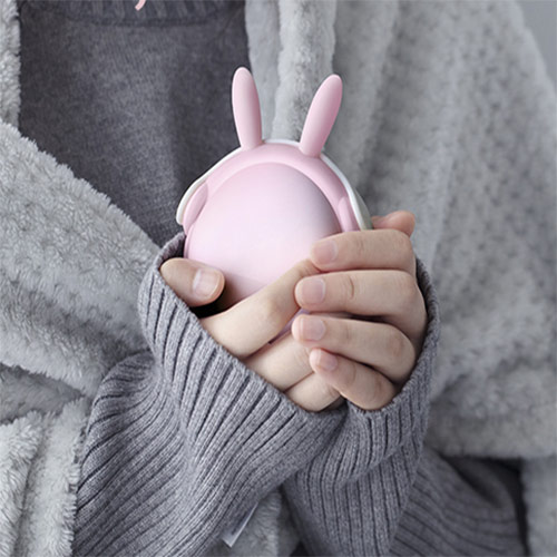 可爱兔子暖手充电宝