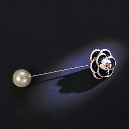 韩式珍珠花朵胸针