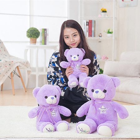 紫色薰衣草泰迪熊
