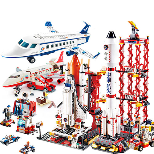 航天飞机儿童益智积木玩具