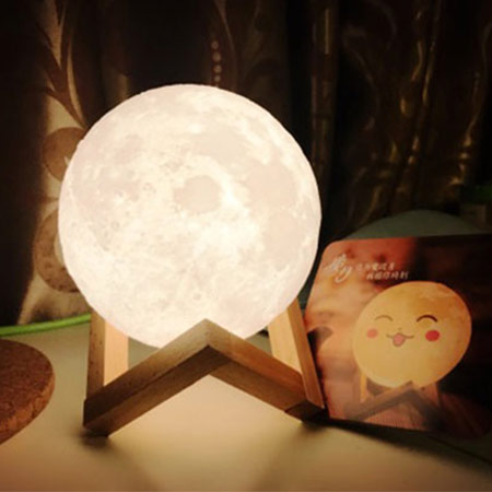 创意3D立体月球夜灯