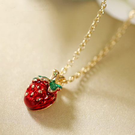 Special小草莓女士项链