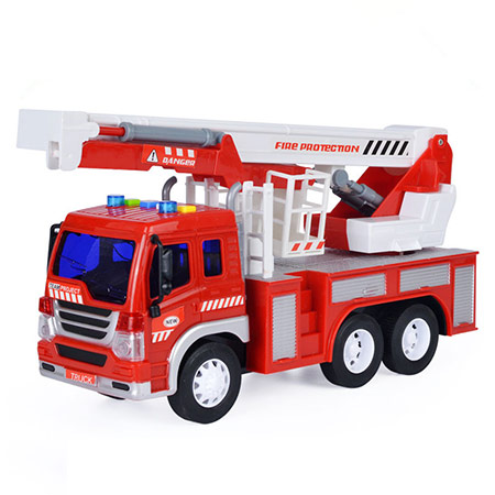 合金消防车玩具模型