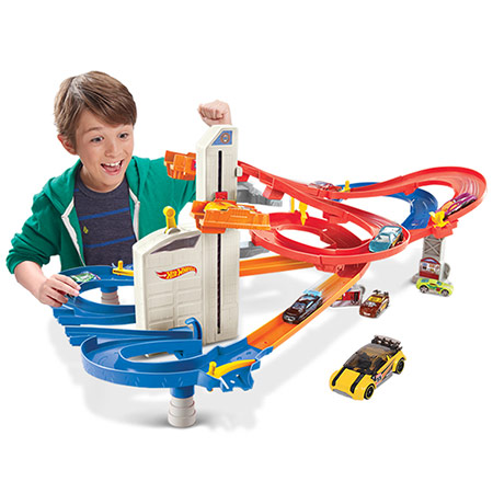 多层儿童汽车轨道玩具
