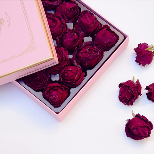 法国墨红玫瑰花茶礼盒