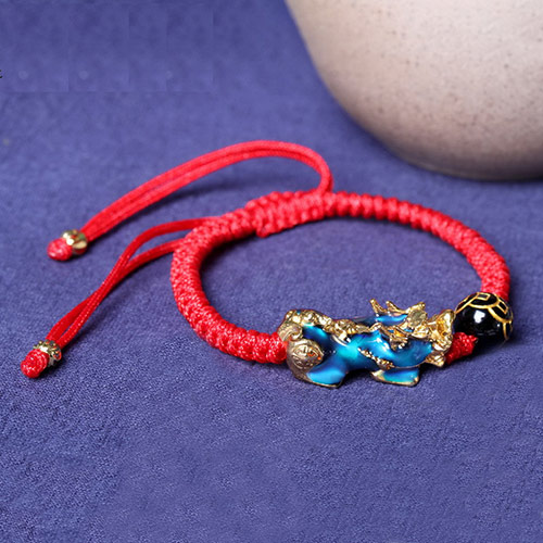 玛瑙貔貅红绳手链