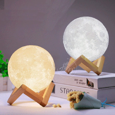 创意3D立体月球夜灯