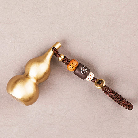 纯铜小葫芦钥匙扣