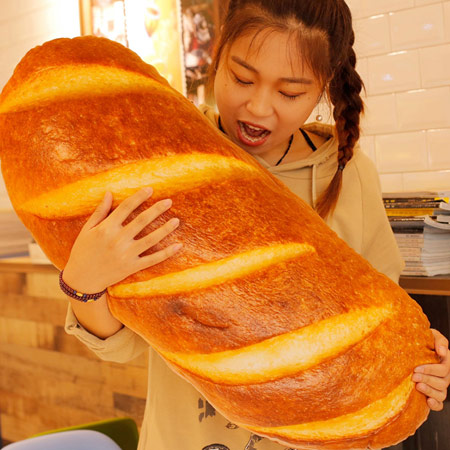 创意仿真面包抱枕