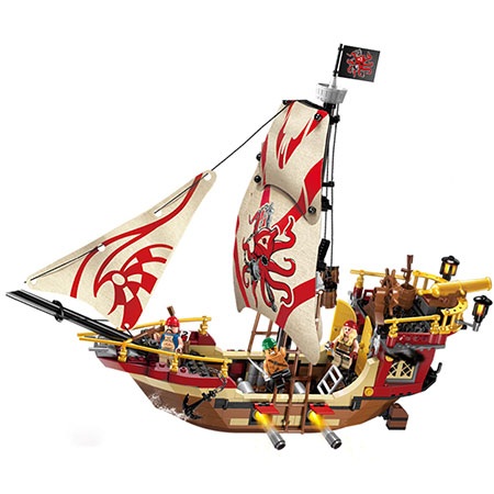 海贼王拼装玩具船