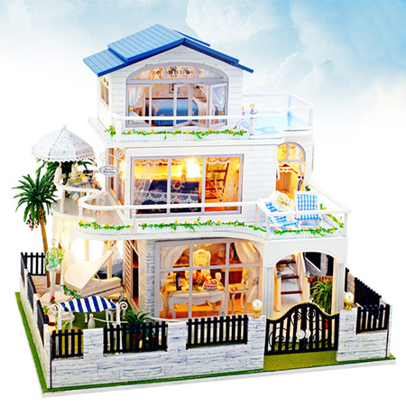 DIY别墅小屋模型
