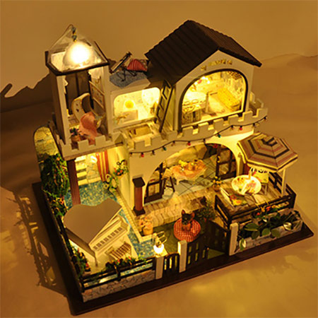 DIY别墅小屋模型