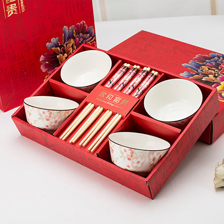婚庆陶瓷餐具礼盒