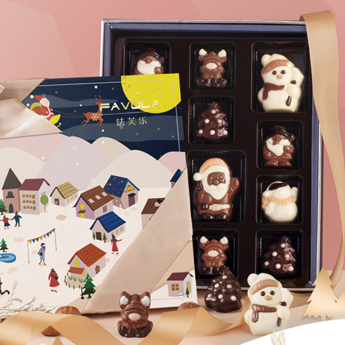 圣诞节主题巧克力礼盒