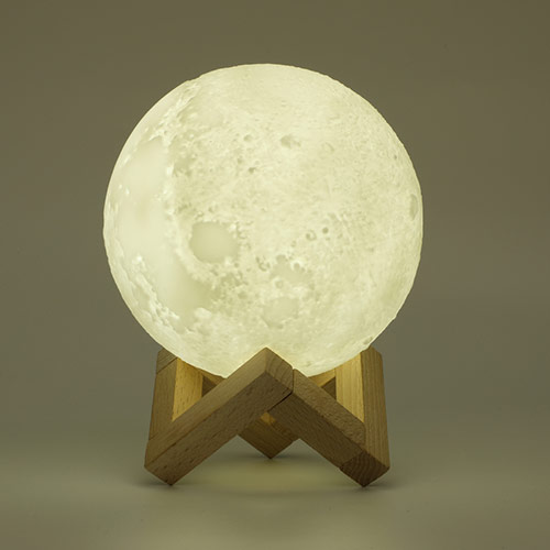 3D加湿器月球灯
