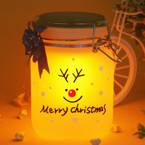 圣诞节手绘阳光罐