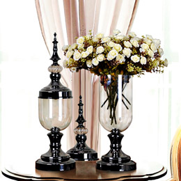 欧式玻璃花瓶摆件